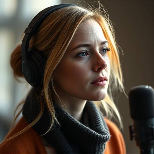Portrett av Ida Hansen, lyddesigner hos Lydhuset Studio.